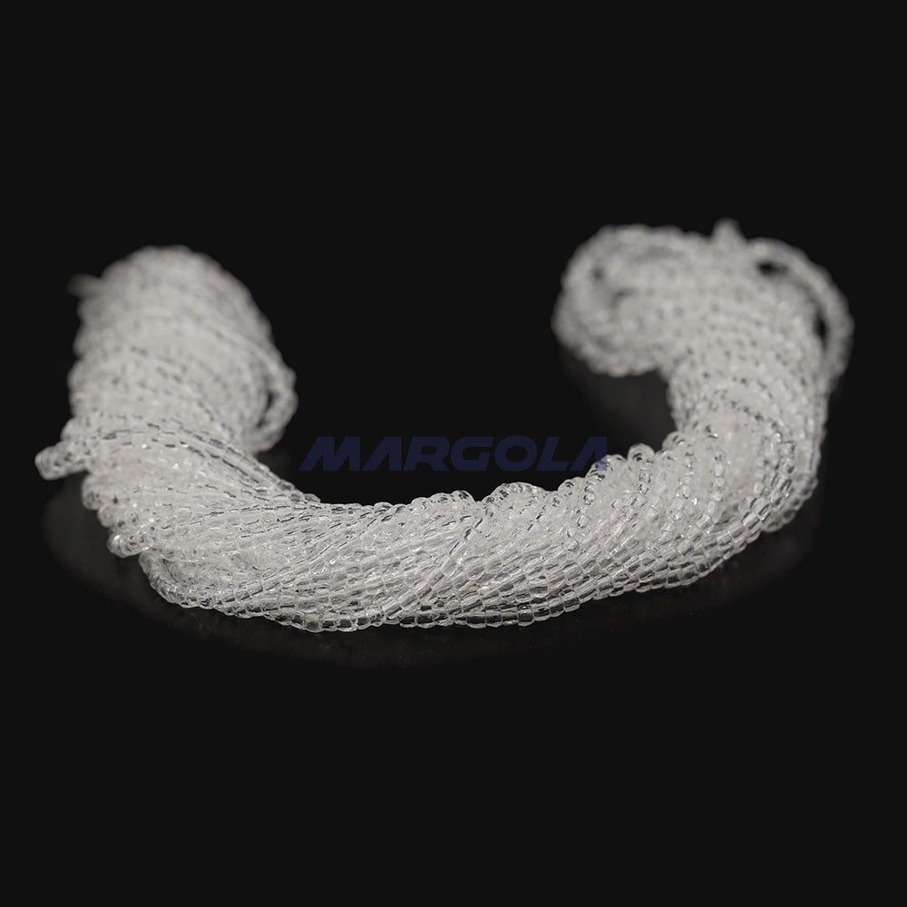 3 Cut 9/0 Crystal Transparent Preciosa Ornela Beads