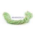 3 Cut 9/0 Cream Luster Mint Green Lined Preciosa Ornela Beads