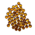 Glass Jewel Round 13mm Topaz