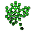 Glass Jewel Round 13mm Smaragd