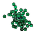 Glass Jewel Round 13mm Emerald