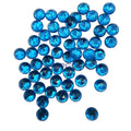 Glass Jewel Round 13mm Dark Aqua