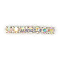 Czech Metal Set Rhinestone Banding 19SS CRYSTAL AB CHATON / SILVER SETTING / WHITE TAPE (One Row)
