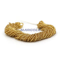 3 Cut 9/0 Gold Transparent Silver Lined Preciosa Ornela Beads
