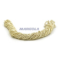 3 Cut 9/0 Silver Metallic Preciosa Ornela Beads
