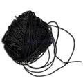 Round Leather Cord - Black 1.0mm