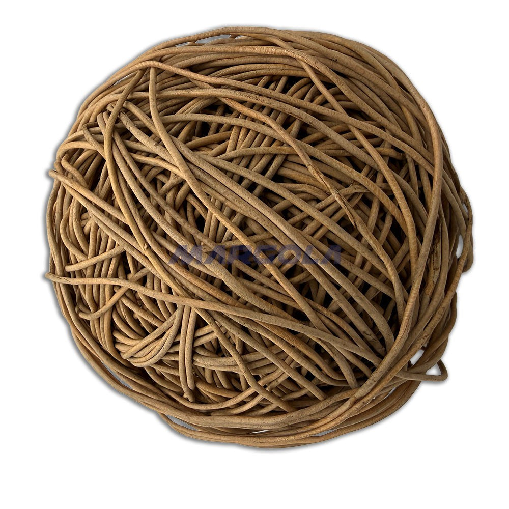 Round Leather Cord - Natural 1.0mm