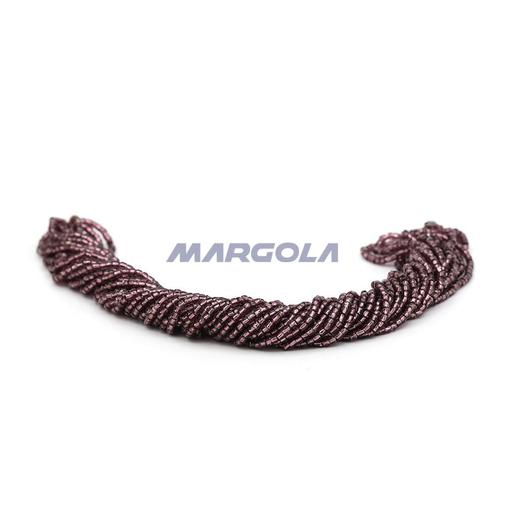 3 Cut 9/0 Amethyst Transparent Silver Lined Preciosa Ornela Beads