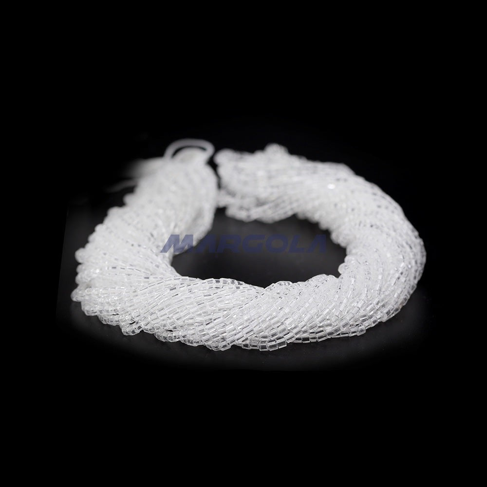 2 CUT 10/0 CRYSTAL TRANSPARENT PRECIOSA ORNELA BEADS