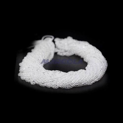 2 CUT 10/0 CRYSTAL TRANSPARENT PRECIOSA ORNELA BEADS
