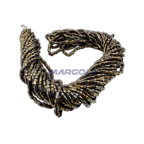 2 CUT 10/0 BROWN IRIS PRECIOSA ORNELA BEADS