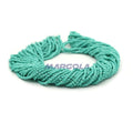 2 CUT 10/0 GREEN TURQUOISE OPAQUE PRECIOSA ORNELA BEADS