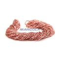 2 CUT 10/0 DK. ROSE TRANSPARENT SILVER LINED PRECIOSA ORNELA BEADS