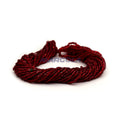 2 CUT 10/0 GARNET TRANSPARENT SILVER LINED PRECIOSA ORNELA BEADS
