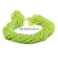 2 CUT 11/0 CITRINE LUSTER LT. GREEN LINED PRECIOSA ORNELA BEADS