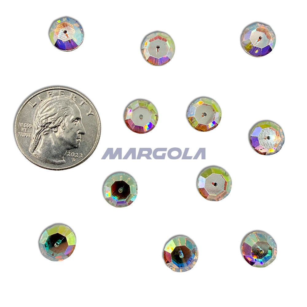 LOCHROSEN ROUND 10mm CRYSTAL AURORE BOREALE