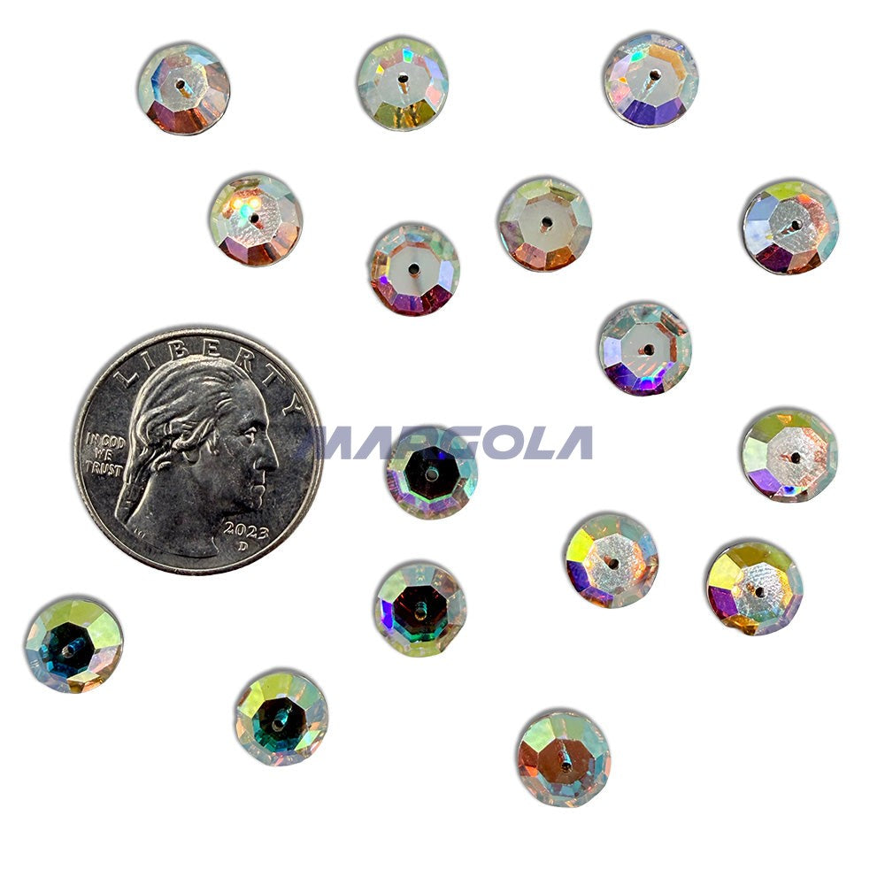 LOCHROSEN ROUND 9mm CRYSTAL AURORE BOREALE