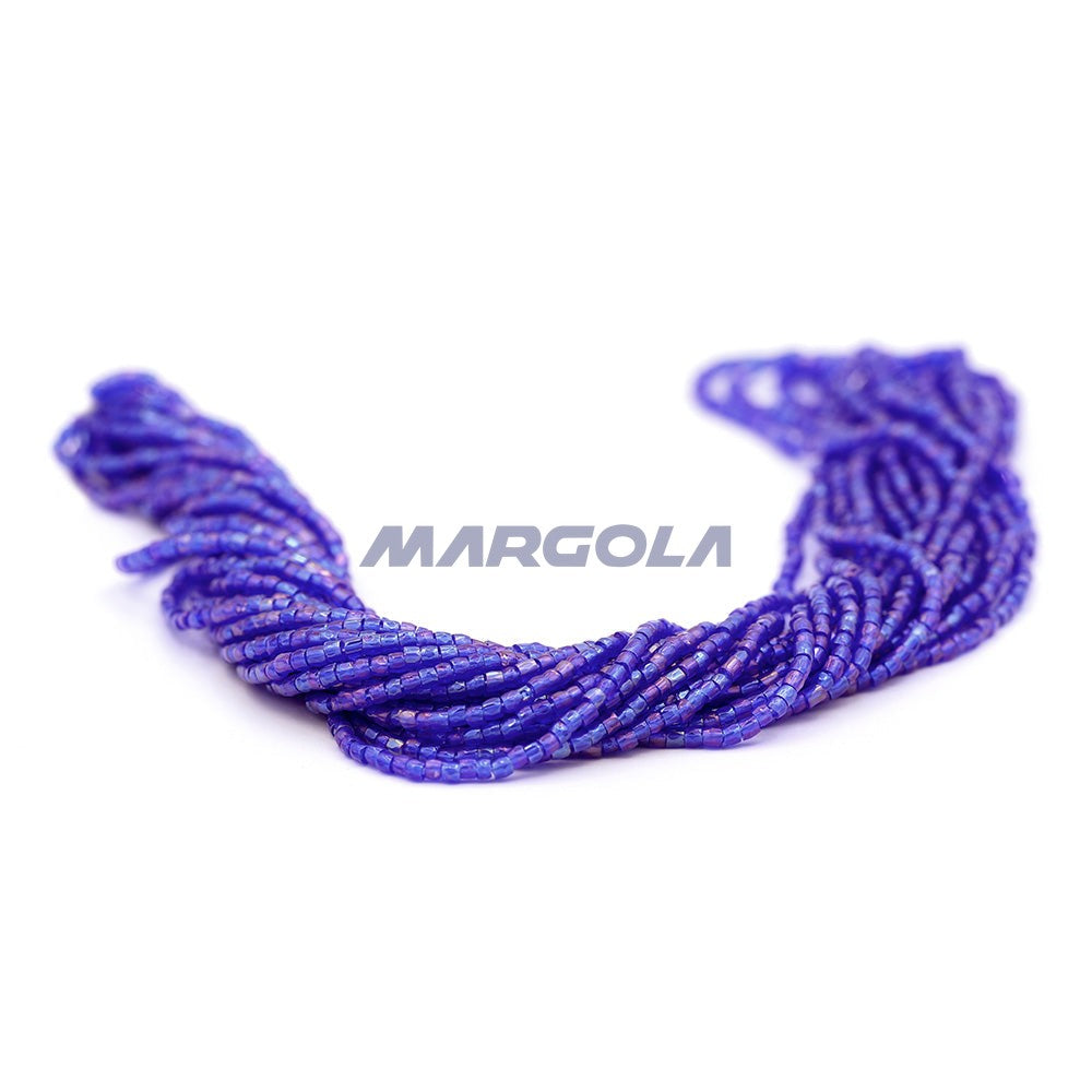 3 Cut 9/0 Dark Sapphire Transparent Iris Preciosa Ornela Beads