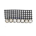 Czech Metal Set Rhinestone Banding 19SS CRYSTAL / SILVER SETTING / BLACK NET