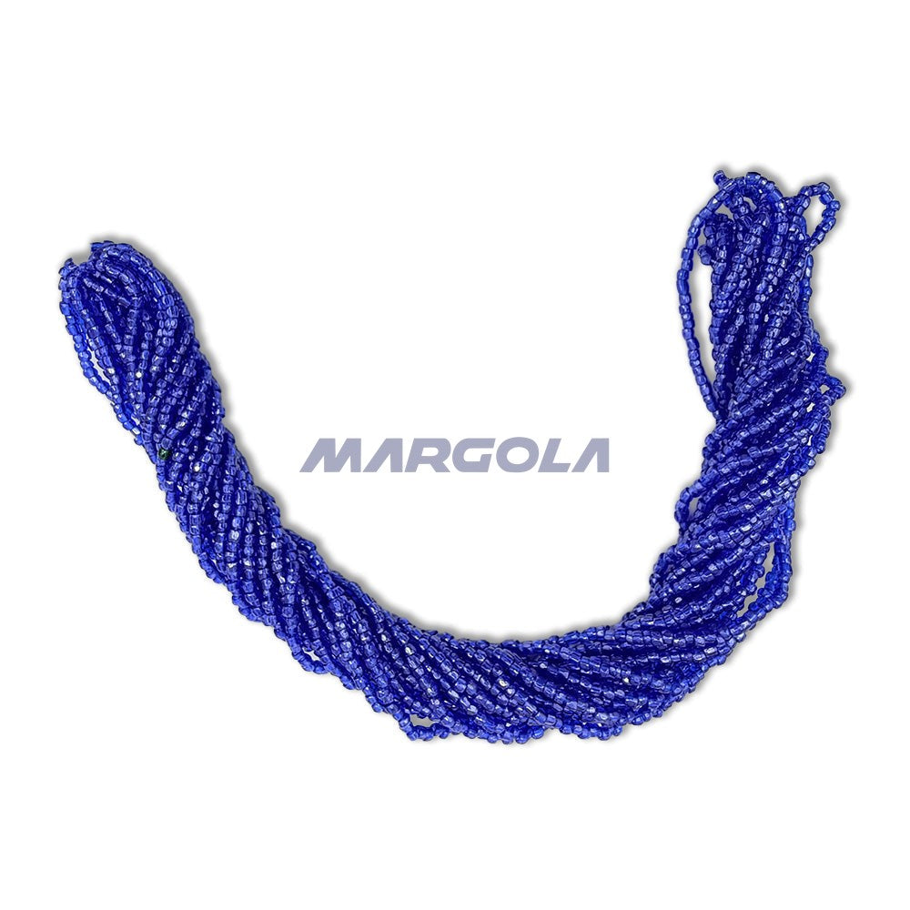 3 Cut 9/0 Dark Sapphire Transparent Luster Preciosa Ornela Beads