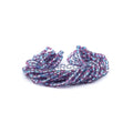 Faceted Czech Glass Fire Polished Multi Color Beads (Crystal, Fuchsia & Aqua)