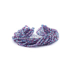 Faceted Czech Glass Fire Polished Multi Color Beads (Crystal, Fuchsia & Aqua)