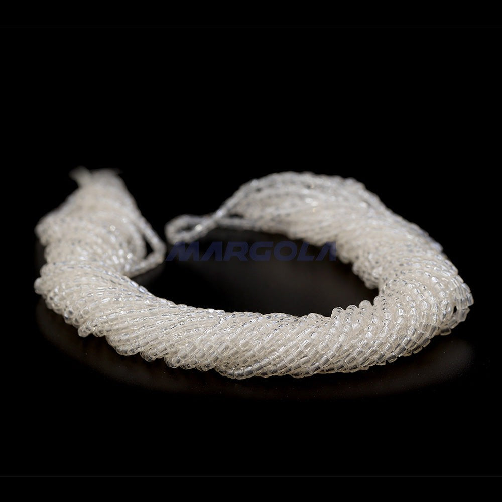 3 Cut 9/0 Crystal Transparent Luster Preciosa Ornela Beads