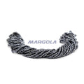3 Cut 9/0 Sphinx (Hematite) Opaque Luster Metallic Preciosa Ornela Beads