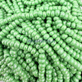 Seed 6/0 Light Green Opaque Luster Preciosa Ornela Beads
