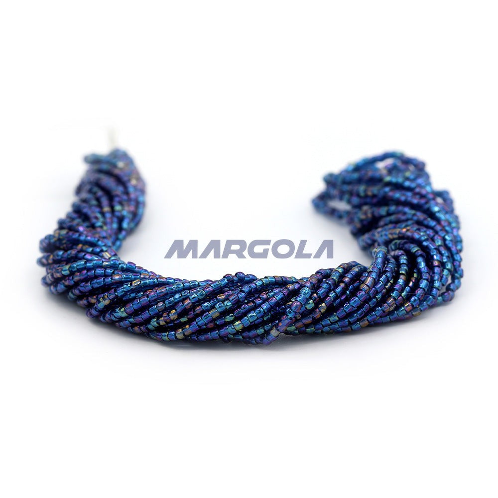 3 Cut 9/0 Aqua Transparent Iris Preciosa Ornela Beads