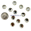 Sew On Glass Jewel Round 13mm Crystal
