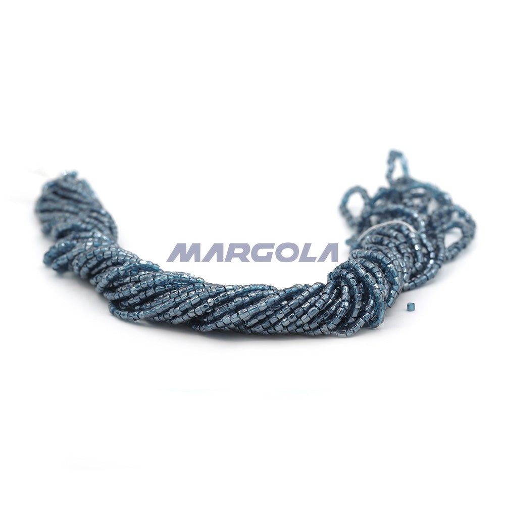 3 Cut 9/0 Montana Transparent Luster Preciosa Ornela Beads