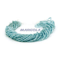 3 Cut 9/0 Light Aqua Transparent Silver Lined Preciosa Ornela Beads