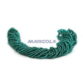 3 Cut 9/0 Blue Zircon Transparent Silver Lined Preciosa Ornela Beads