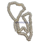 Czech Rhinestone Rondelles - Crystal/Silver