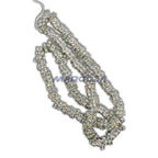 Czech Rhinestone Squaredelles - Crystal/Silver