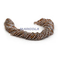 3 Cut 9/0 Tangerine Luster Olive Lined Preciosa Ornela Beads