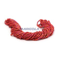 3 Cut 9/0 Red Opaque Iris Preciosa Ornela Beads