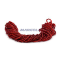 3 Cut 9/0 Garnet Transparent Silver Lined Preciosa Ornela Beads