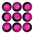 Preciosa & Jablonex Hot Fix Extra 2-Cut Glass Chaton Rose Flatback Rhinestones 20ss