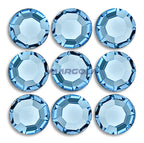 Preciosa & Jablonex Hot Fix Extra 2-Cut Glass Chaton Rose Flatback Rhinestones 40ss