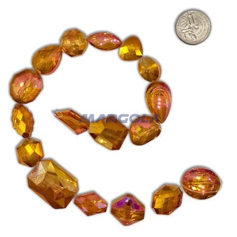 Chunky Mix Multi-Shape Beads - PEACHTOPIA