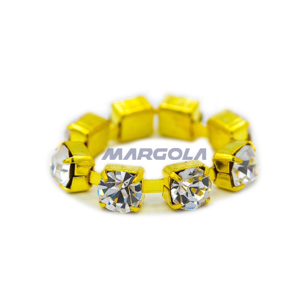 CZECH RHINESTONE CHAIN MACHINE CUT CRYSTAL - 12ss