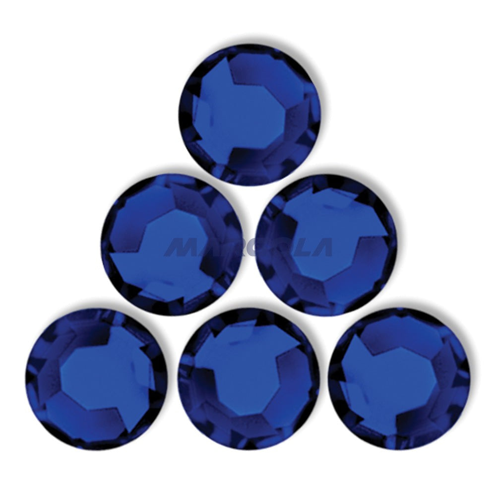 Preciosa & Jablonex Hot Fix Extra 2-Cut Glass Chaton Rose Flatback Rhinestones 40ss