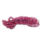 Faceted Czech Glass Fire Polished Multi Color Beads (Crystal, Pink & Fuchsia)