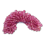Faceted Czech Glass Fire Polished Multi Color Beads (Crystal, Pink & Fuchsia)