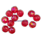Vintage Western German Plexy Faceted Beads - FUCHSIA AB