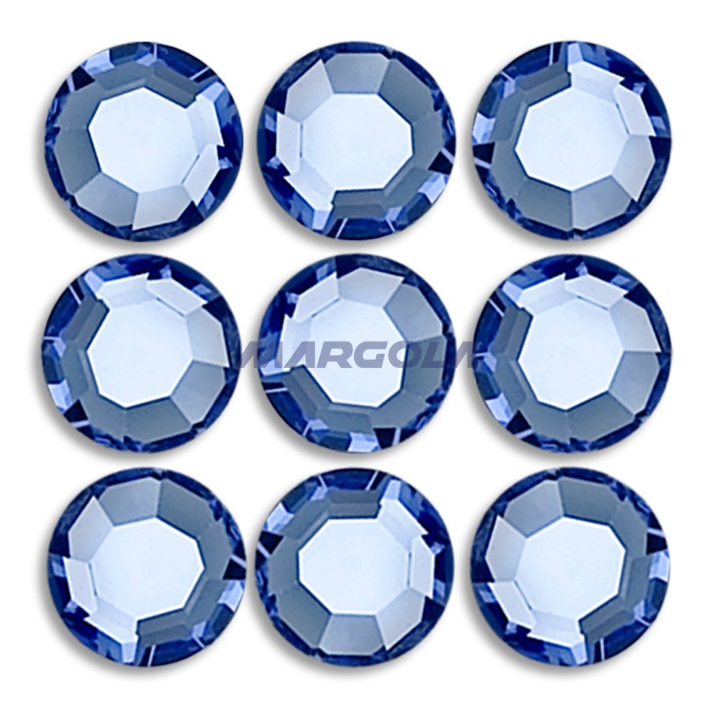 Preciosa & Jablonex Hot Fix Extra 2-Cut Glass Chaton Rose Flatback Rhinestones 12ss