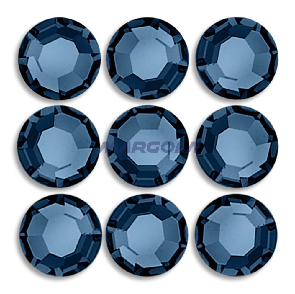 Preciosa & Jablonex Hot Fix Extra 2-Cut Glass Chaton Rose Flatback Rhinestones 40ss