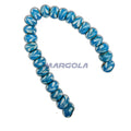 Chunky Rondelle Large Hole Lampwork Glass Beads - P12021